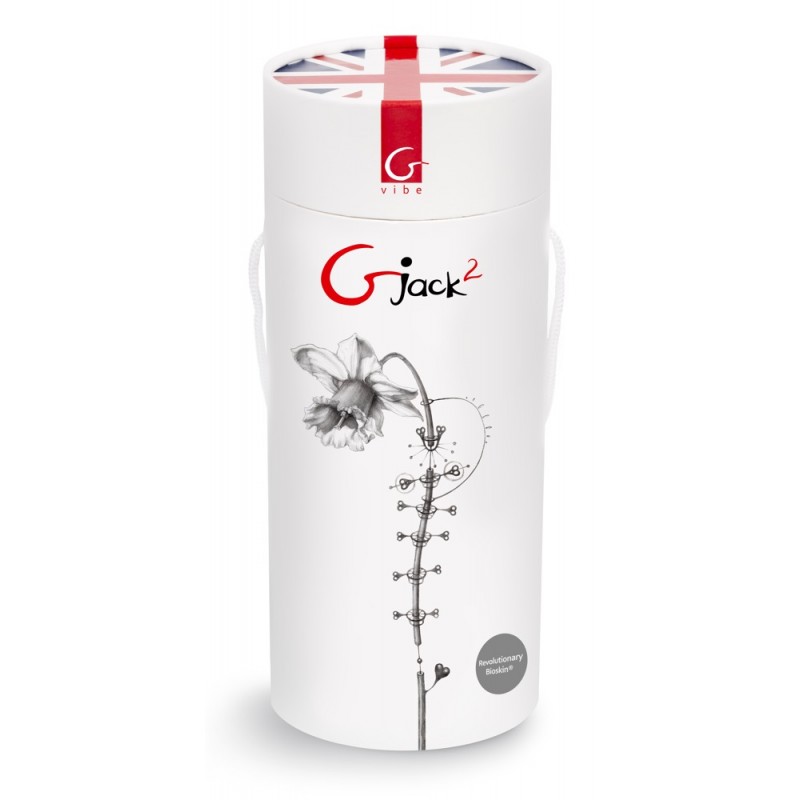 Gvibe G-jack 2- akkus, vízálló szilikon vibrátor (fekete) 51049 termék bemutató kép