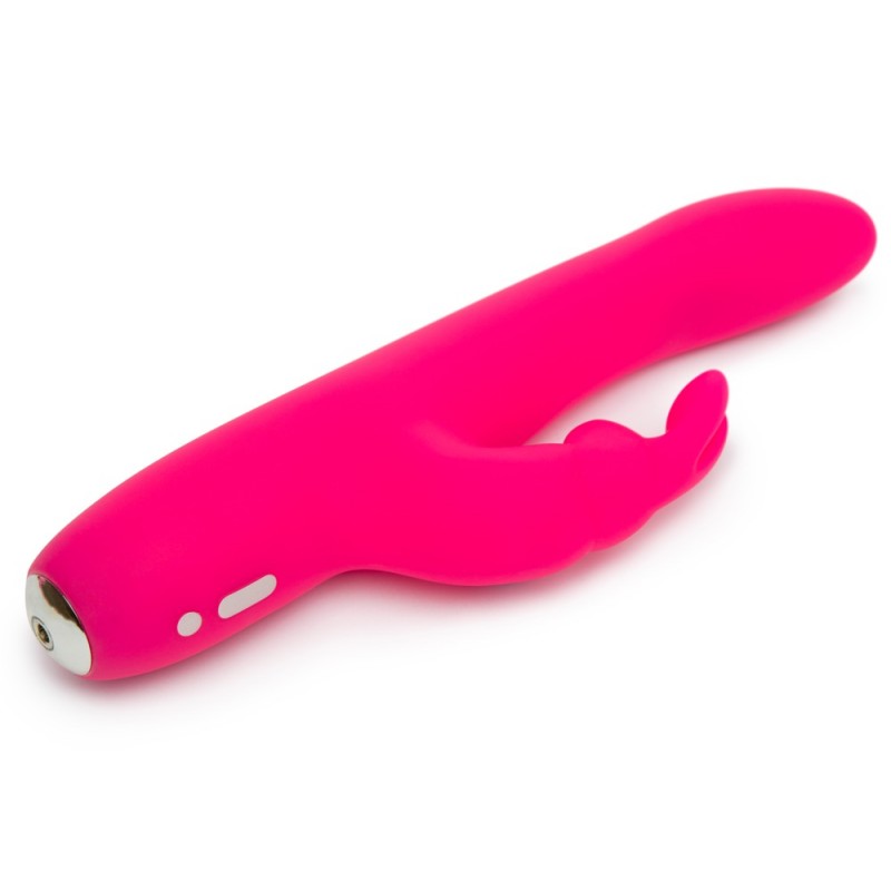 Happyrabbit Curve Slim - vízálló, akkus csiklókaros vibrátor (pink) 25349 termék bemutató kép