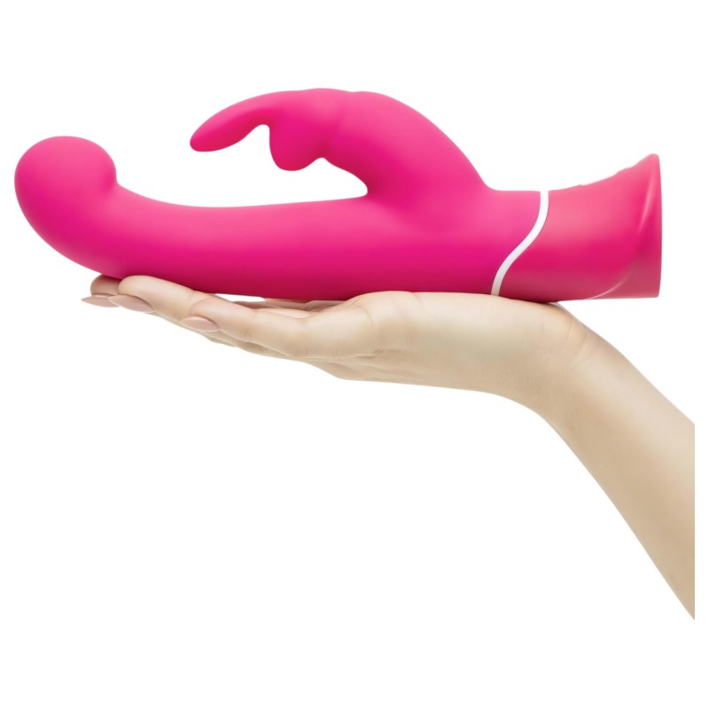Happyrabbit G-spot - vízálló, csiklókaros vibrátor (pink) 98658 termék bemutató kép