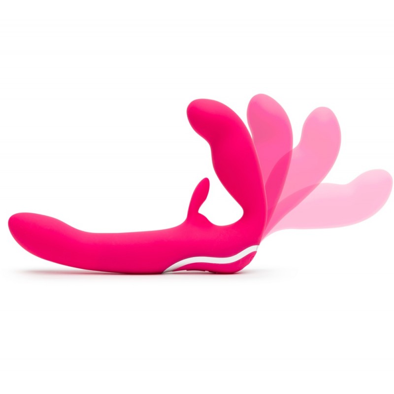 Happyrabbit Strapless - felcsatolható vibrátor (pink) 80586 termék bemutató kép
