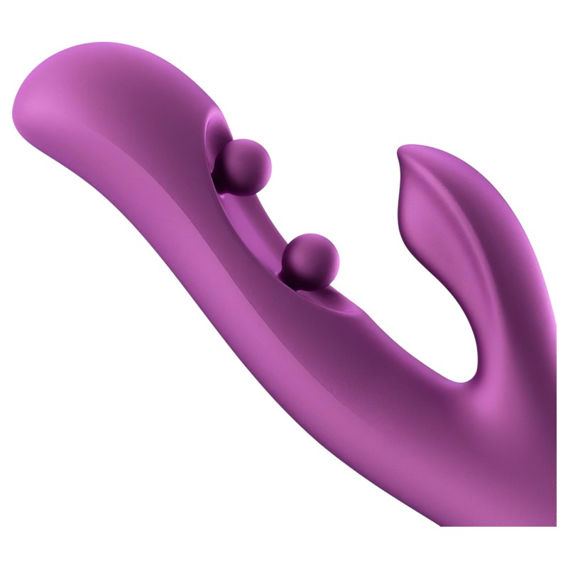 Honey Play Box Gem - App-vezérelt gyöngyös G-pont és csiklóizgató vibrátor (lila) 139182 termék bemutató kép
