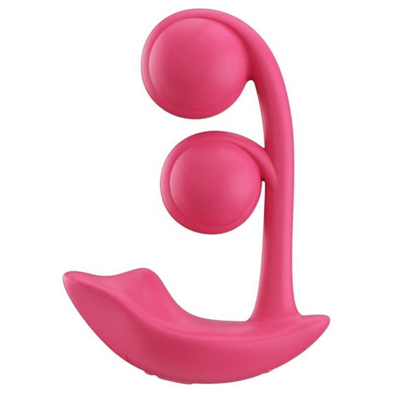 Honey Play Box Melody - okos, gyöngyös 2in1 vibrátor (piros) 125483 termék bemutató kép