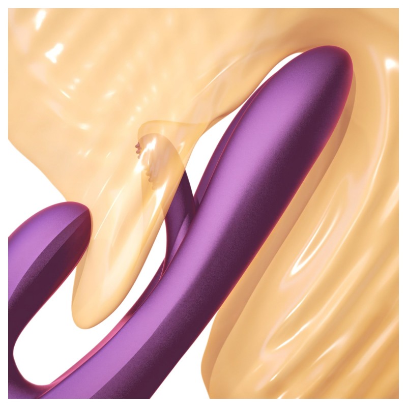 Honey Play Box Terri - App-vezérelt csiklókaros vibrátor (lila) 147188 termék bemutató kép