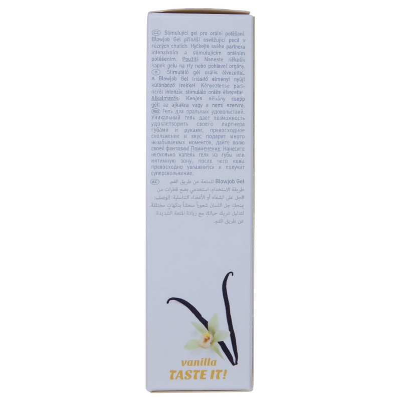 HOT - Blowjob Gel - orál síkosító gél - vanília (50 ml) 136108 termék bemutató kép