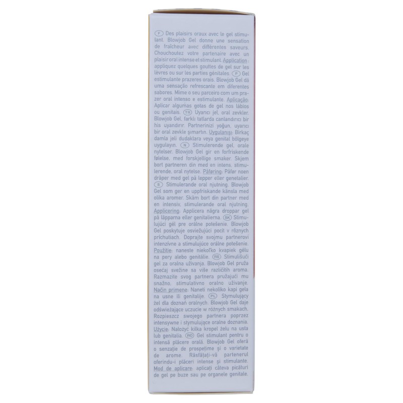 HOT - Blowjob Gel - orál síkosító gél - vanília (50 ml) 136110 termék bemutató kép