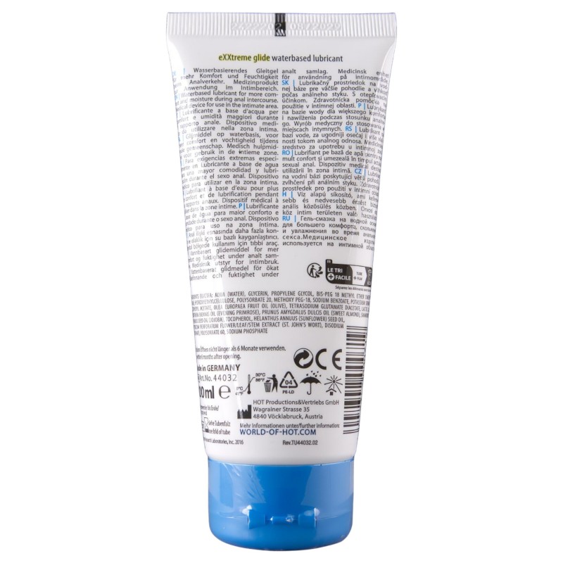 HOT Exxtreme - vízbázisú síkosító (100 ml) 123769 termék bemutató kép