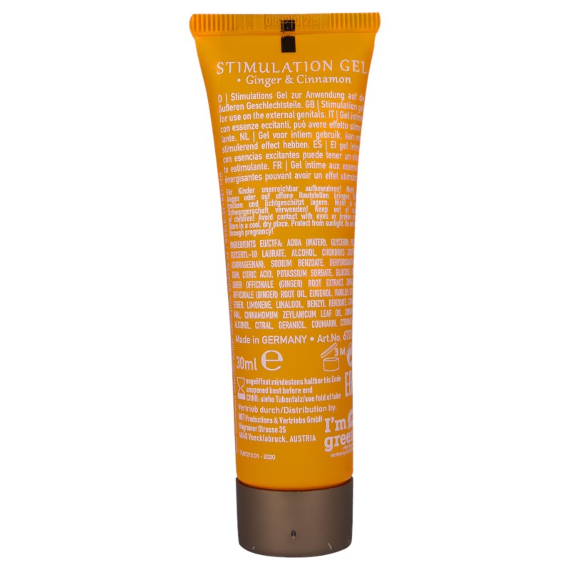 HOT Shiatsu - folyékony vibrátor krém nőknek - gyömbér és fahéj (30 ml) 155797 termék bemutató kép