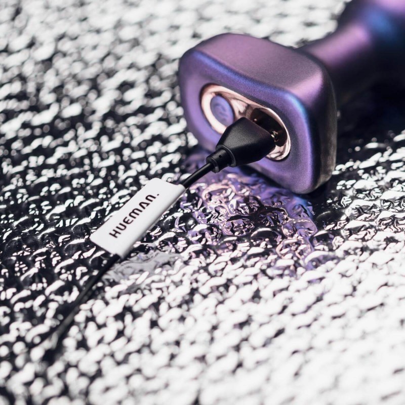 Hueman Space Force - vízálló, lökő anál vibrátor (lila) 42535 termék bemutató kép