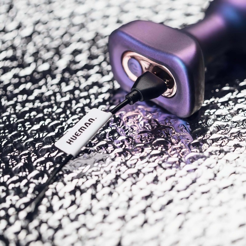 Hueman Space Force - vízálló, lökő anál vibrátor (lila) 102095 termék bemutató kép