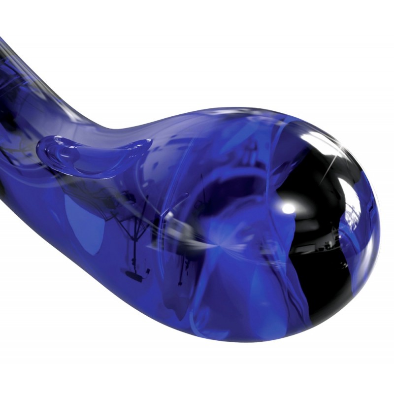 Icicles No. 89 - G+P-pont üveg dildó (kék) 47100 termék bemutató kép