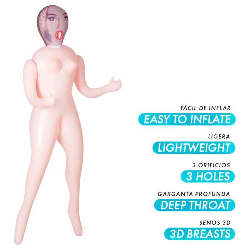 Intense Dolls Monique - felfújható guminő 126984 termék bemutató kép