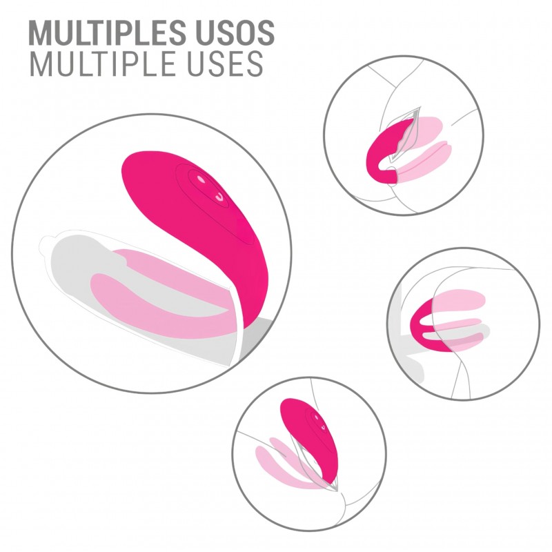 Intense Julia - G-pont és csiklóizgató vibrátor (pink) 126480 termék bemutató kép