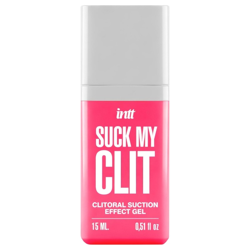 Intt Suck My Clit - klitorisz stimuláló gél nőknek - eper (15 ml) 128867 termék bemutató kép