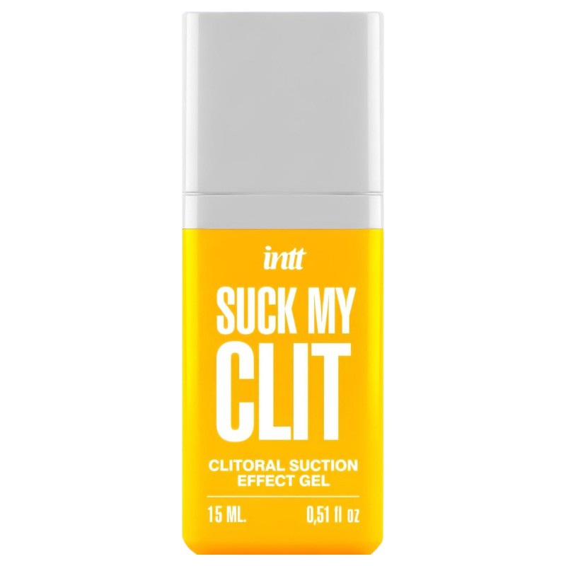 Intt Suck My Clit - klitorisz stimuláló gél nőknek - mangó (15 ml) 135366 termék bemutató kép