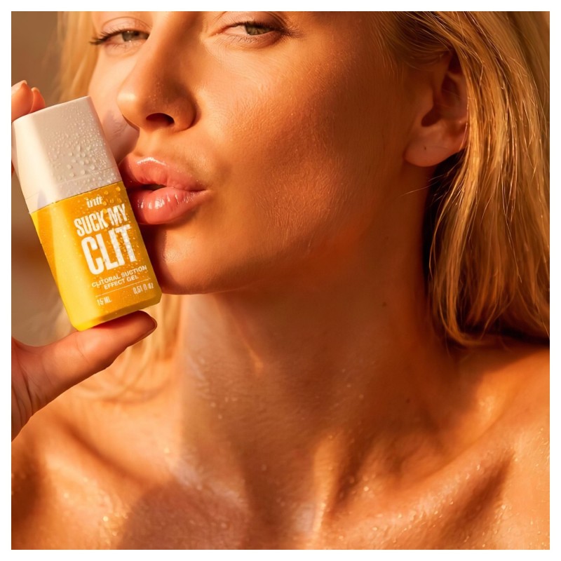 Intt Suck My Clit - klitorisz stimuláló gél nőknek - mangó (15 ml) 128864 termék bemutató kép
