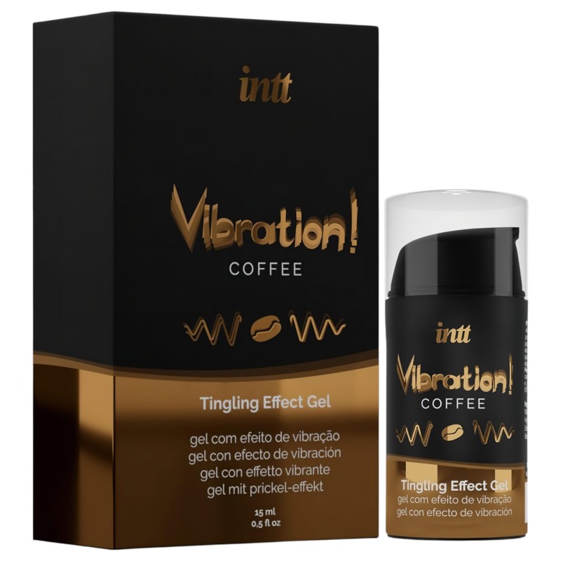 Intt Vibration! - folyékony vibrátor - kávé (15 ml) 129463 termék bemutató kép