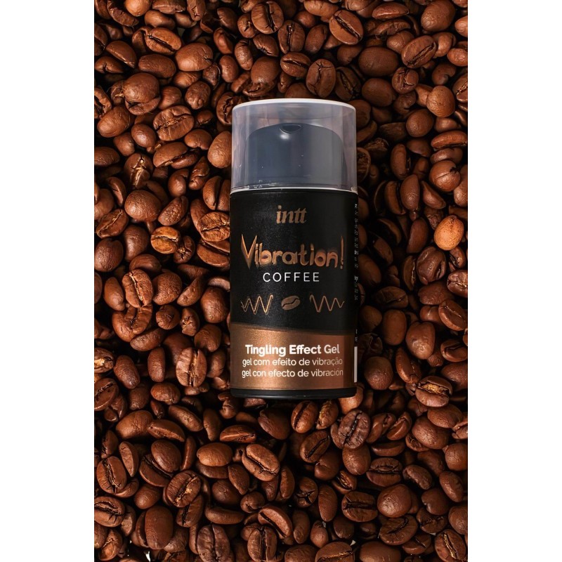 Intt Vibration! - folyékony vibrátor - kávé (15 ml) 129465 termék bemutató kép