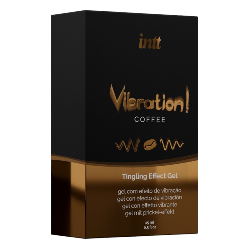 Intt Vibration! - folyékony vibrátor - kávé (15 ml) 92422 termék bemutató kép