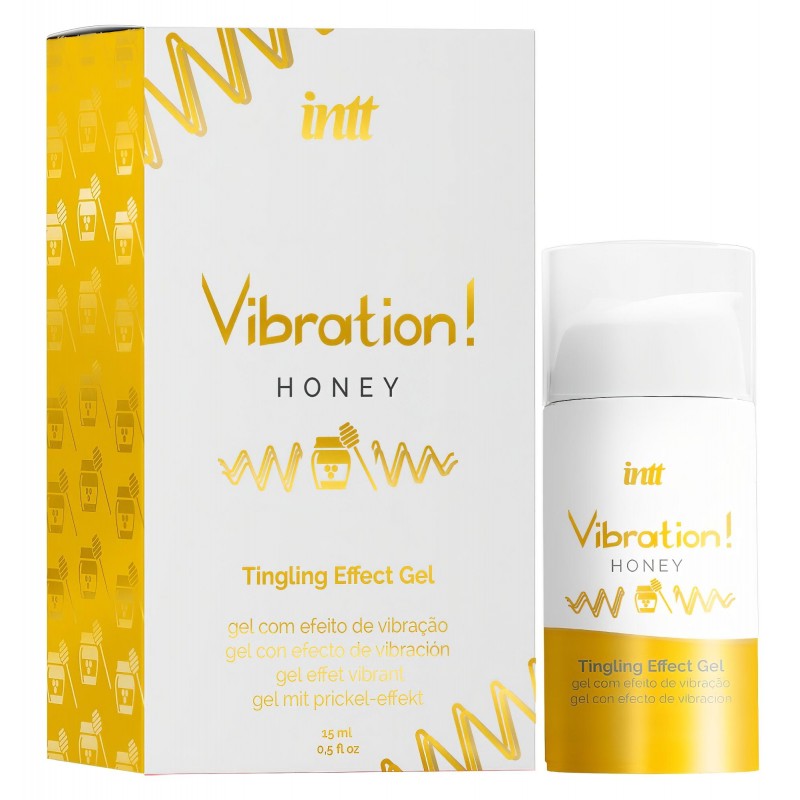 Intt Vibration! - folyékony vibrátor - méz (15 ml) 133374 termék bemutató kép