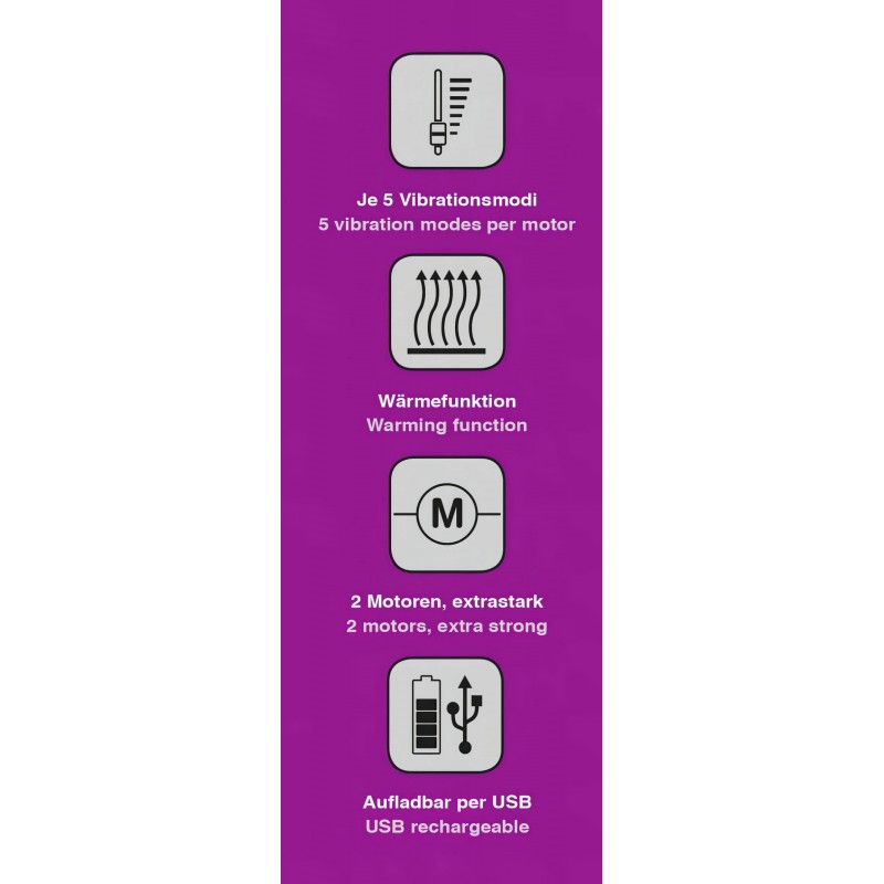 Javida - melegítő csiklóizgató vibrátor (pink) 119986 termék bemutató kép