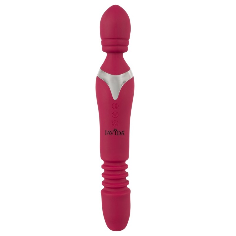 Javida Thrusting - 3in1 masszírozó vibrátor (piros) 41178 termék bemutató kép
