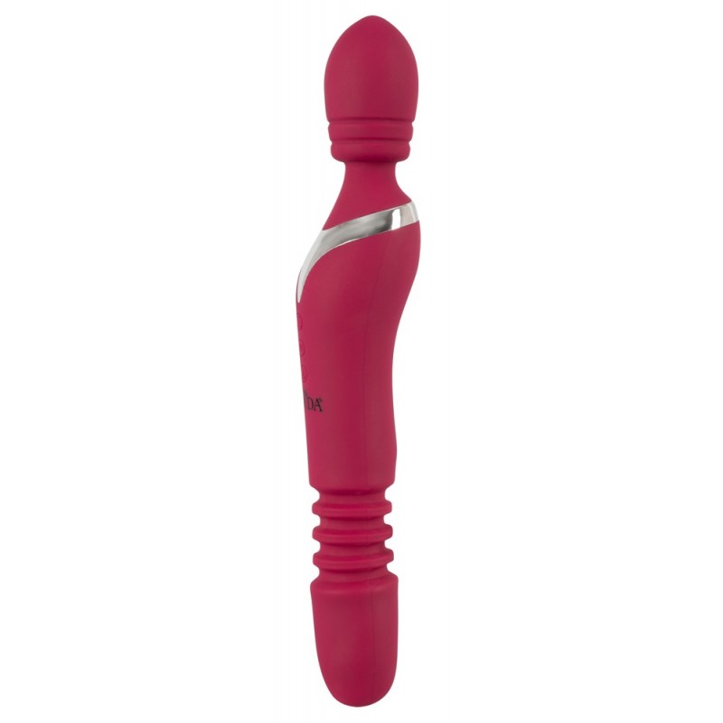 Javida Thrusting - 3in1 masszírozó vibrátor (piros) 41179 termék bemutató kép