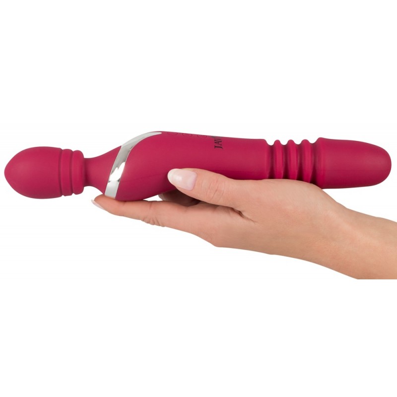 Javida Thrusting - 3in1 masszírozó vibrátor (piros) 41180 termék bemutató kép