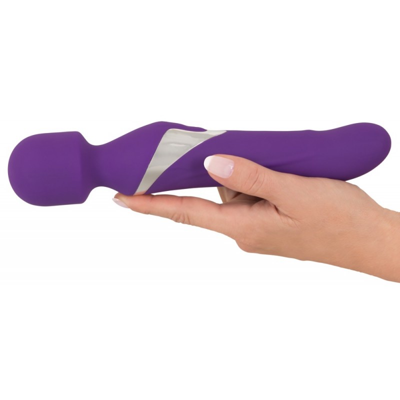 Javida Wand & Pearl - 2in1 masszírozó vibrátor (lila) 49294 termék bemutató kép
