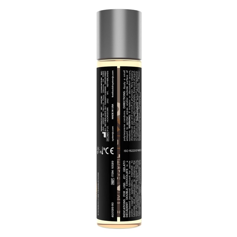 System JO - Gelato dupla csoki - ehető, vízbázisú síkosító (30 ml) 36124 termék bemutató kép