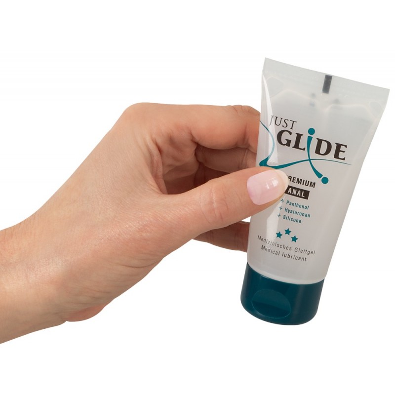 Just Glide Premium Anal - tápláló anál síkosító (50 ml) 66105 termék bemutató kép