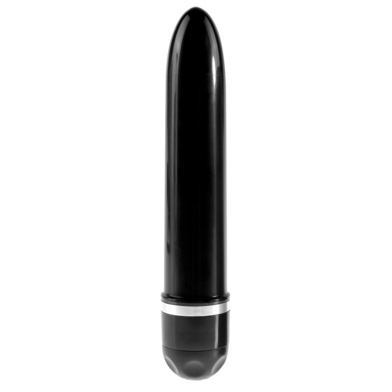 King Cock 10 Stiffy - vízálló, élethű vibrátor (25cm) - natúr 58798 termék bemutató kép