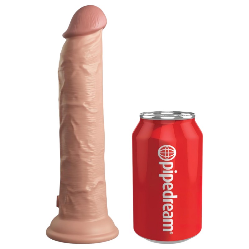 King Cock Elite 9 - tapadókorongos vibrátor 23 cm (natúr) 134839 termék bemutató kép
