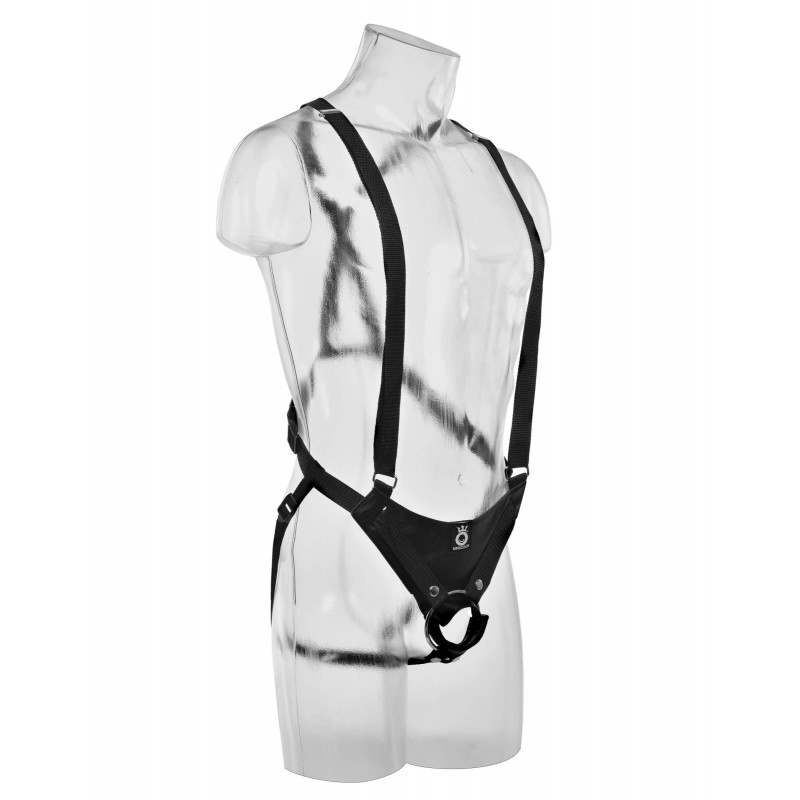 King Cock Strap-on 11 - üreges, felcsatolható dildó hámmal (28cm) 92541 termék bemutató kép
