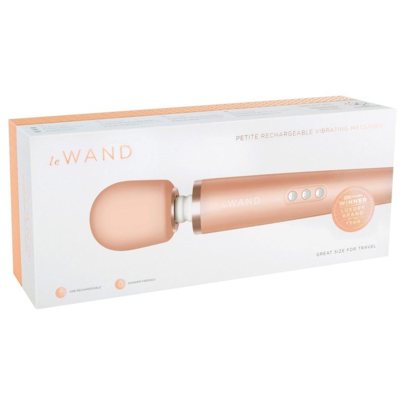 le WAND Petite prémium wand-vibrátor (Rose Gold) 140664 termék bemutató kép