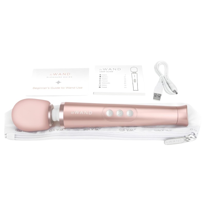 le WAND Petite prémium wand-vibrátor (Rose Gold) 140666 termék bemutató kép
