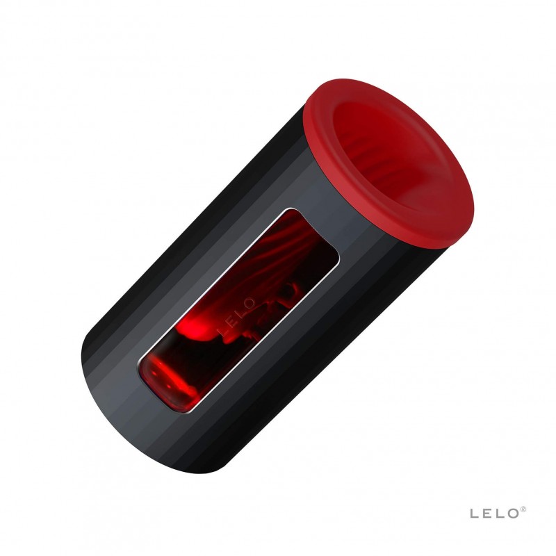 LELO F1s V2 - interaktív maszturbátor (fekete-piros) 70944 termék bemutató kép