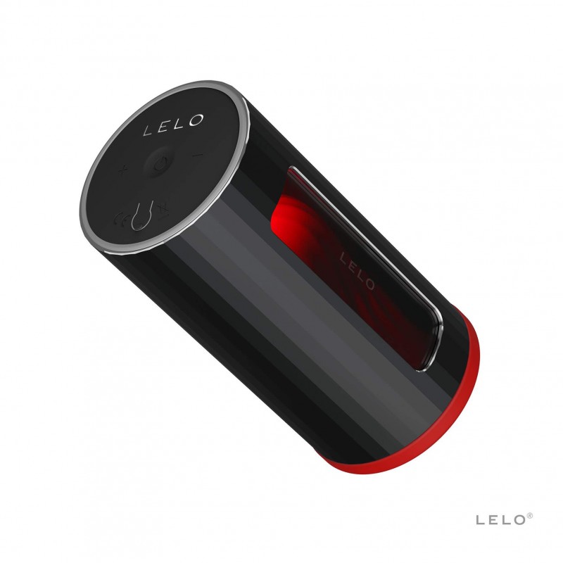 LELO F1s V2 - interaktív maszturbátor (fekete-piros) 70945 termék bemutató kép