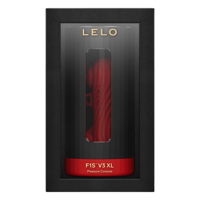 LELO F1s V3 XL - interaktív maszturbátor (fekete-piros) 90760 termék bemutató kép