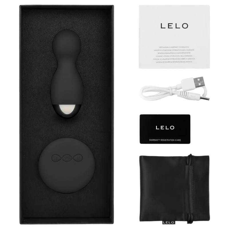LELO Hula - forgó vibrációs tojás (fekete) 109453 termék bemutató kép
