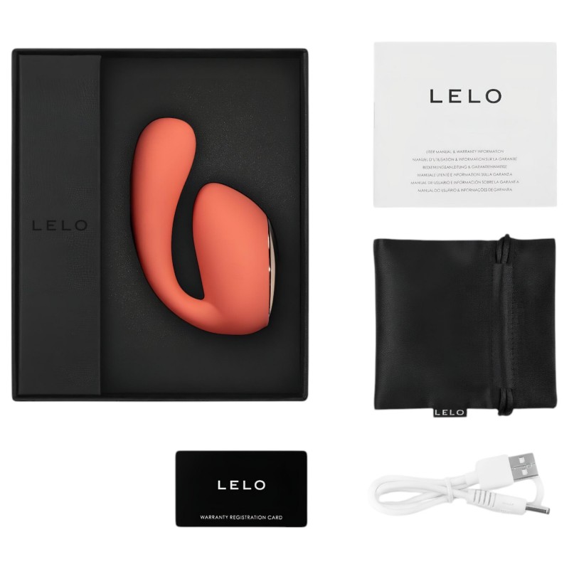 LELO Ida Wave - App-vezérelt rezgő-forgó vibrátor (korall) 145658 termék bemutató kép