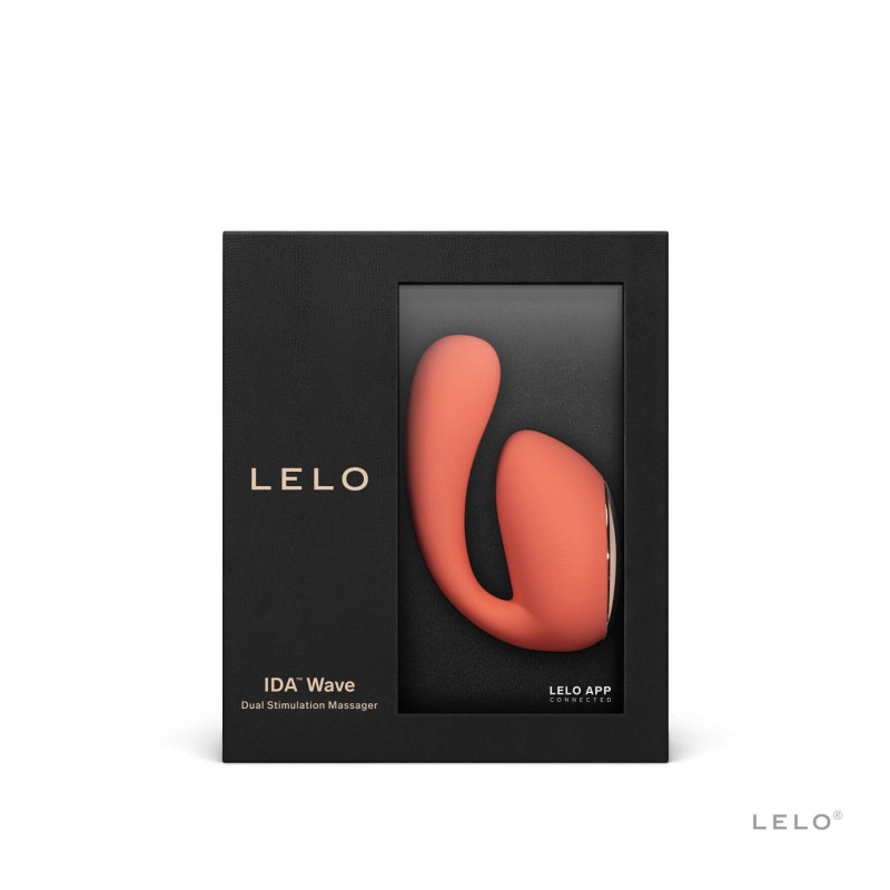 LELO Ida Wave - okos, akkus rezgő-forgó vibrátor (korall) 67422 termék bemutató kép