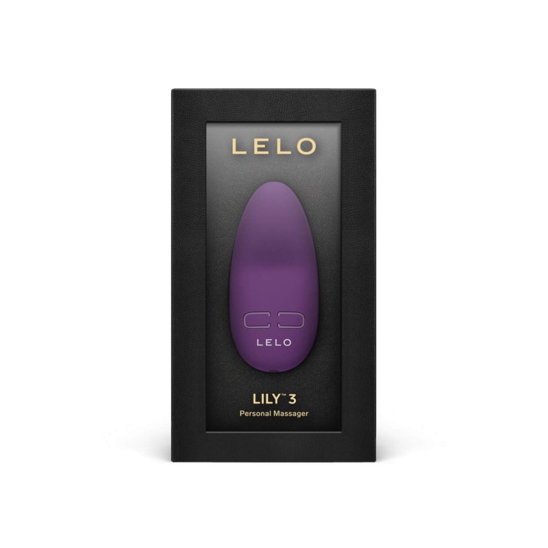 LELO Lily 3 - akkus, vízálló csikló vibrátor (sötét lila) 71833 termék bemutató kép