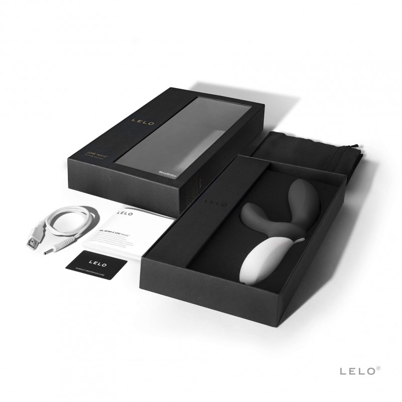 LELO Loki Wave - vízálló prosztata vibrátor (fekete) 9591 termék bemutató kép