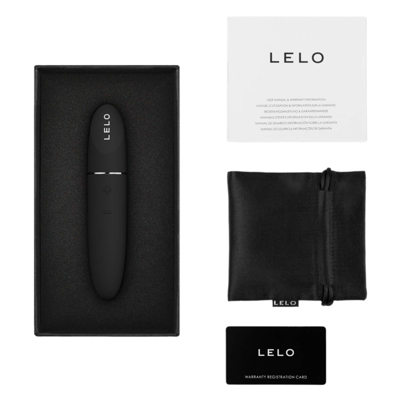 LELO Mia 3 - utazó rúzs vibrátor (fekete) 94672 termék bemutató kép