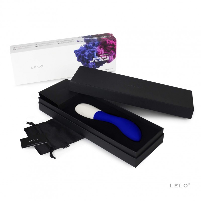 LELO Mona Wave - vízálló G-pont vibrátor (kék) 10536 termék bemutató kép