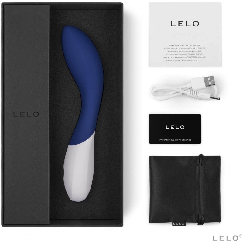 LELO Mona Wave - vízálló G-pont vibrátor (kék) 40824 termék bemutató kép