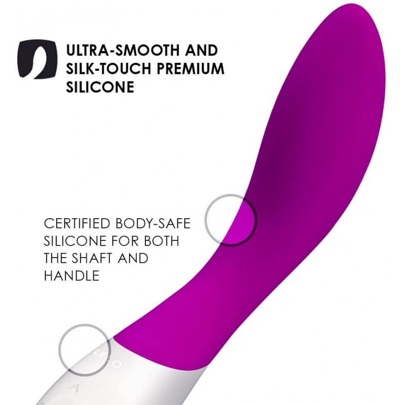 LELO Mona Wave - vízálló G-pont vibrátor (lila) 40790 termék bemutató kép