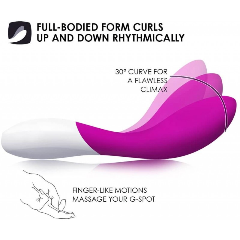 LELO Mona Wave - vízálló G-pont vibrátor (lila) 57826 termék bemutató kép