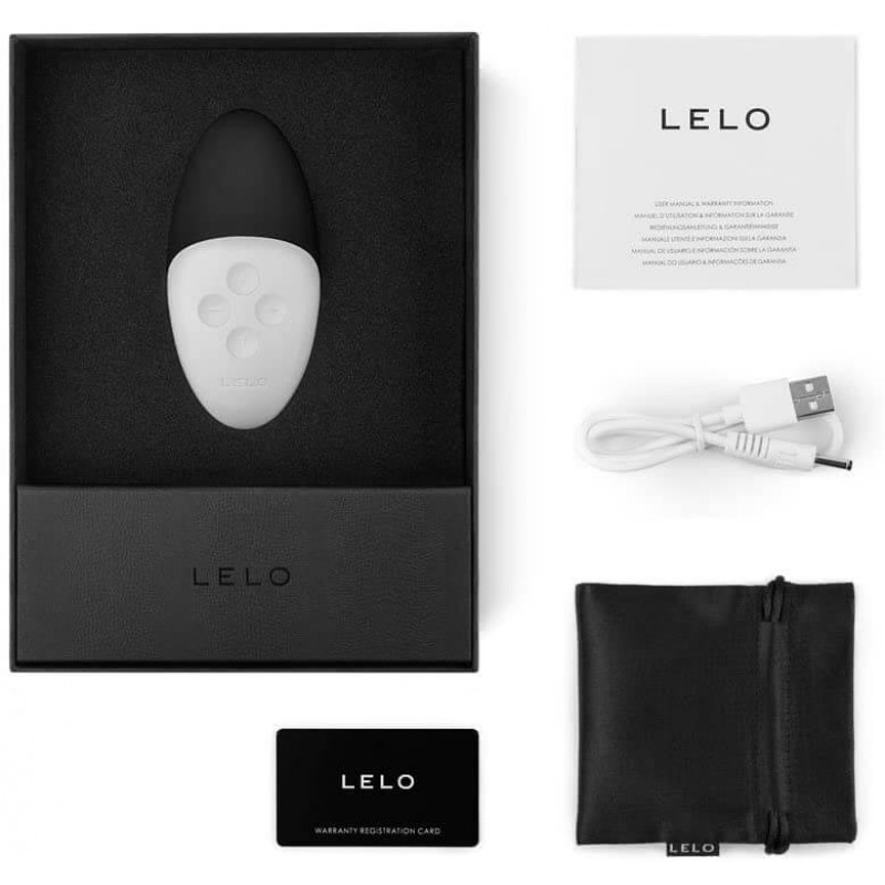 LELO Siri 2 Music - vízálló csiklóvibrátor (fekete) 77167 termék bemutató kép