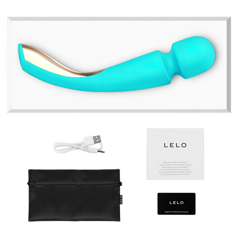 LELO Smart Wand 2 - türkiz akkus, vízálló masszírozó vibrátor (nagy) 156037 termék bemutató kép